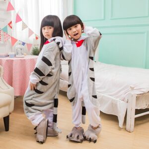 Pijama de gato para niÃ±os kigurumi