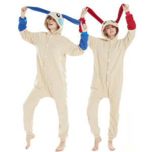 Pijama de Pokémon Plusle y Minun kigurumi