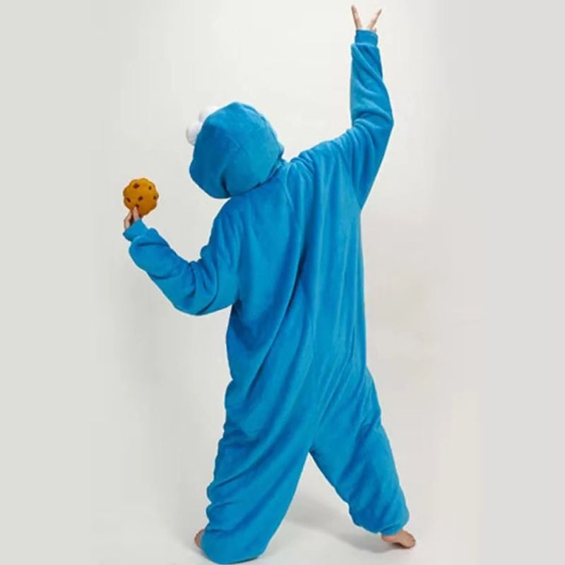 Talla 145-155cm Katara Disfraz Pijama Adultos Color Monstruo de Las Galletas S 