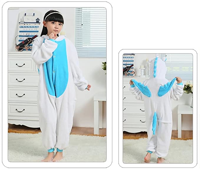 Kigurumi de Unicornio para niño Pijama de Cuerpo Entero