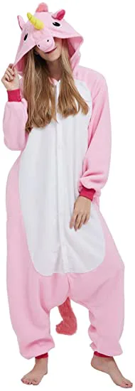 🥇Kigurumi de Unicornio Pijama Cuerpo Entero o Disfraz